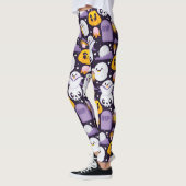 Leggings Halloween éffrayant Cute Ghosts (Gauche)