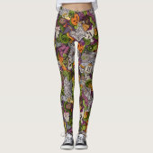 Leggings Halloween épouvantables (Devant)