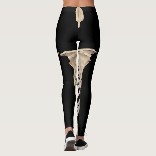 Leggings Halloween fêter Zombie Cage Skeleton (Dos)