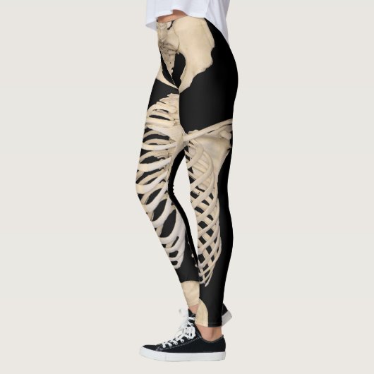 Leggings Halloween fêter Zombie Cage Skeleton (Gauche)