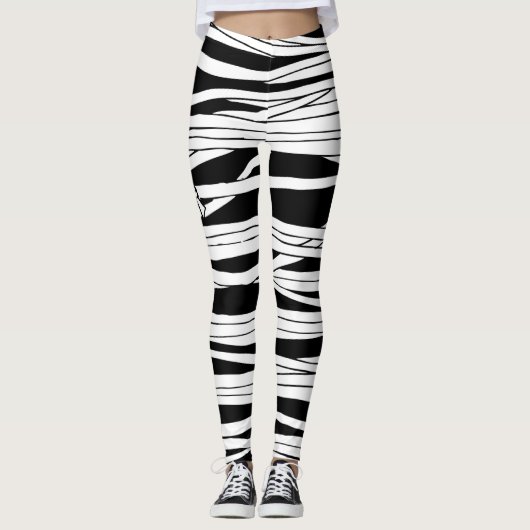 Leggings Halloween Film d'horreur Mummy Bandages (Devant)