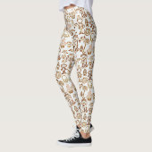 Leggings Halloween Fun Orange (Gauche)
