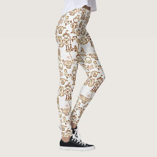 Leggings Halloween Fun Orange (Droite)