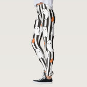 Leggings Halloween Ghost et Motif Citrouille (Gauche)