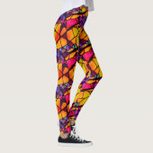 Leggings Halloween Glas in lood Pattern (Rechts)