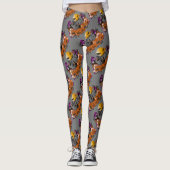 Leggings Halloween Grey Gray Gnome (Devant)