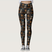Leggings Halloween Havanais effraie (Devant)