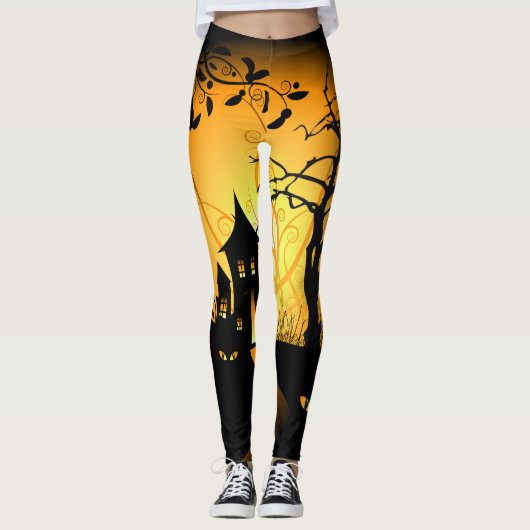 Leggings Halloween heureux 12 (Devant)