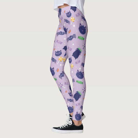 Leggings Halloween Kitty (Gauche)