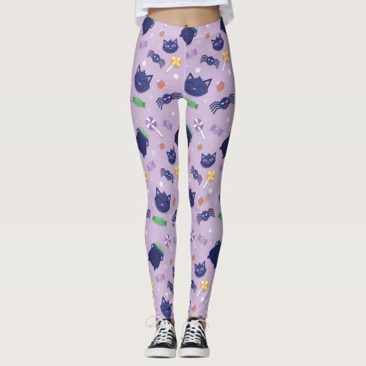Leggings Halloween Kitty (Devant)