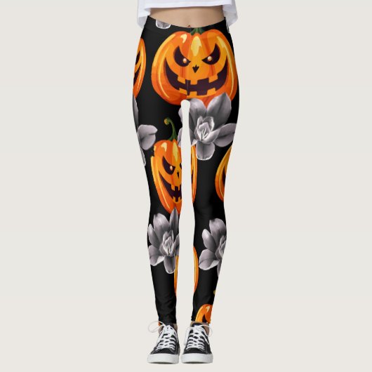 Leggings Halloween léggations effrayantes (Devant)