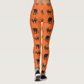 Leggings Halloween les chats (Dos)