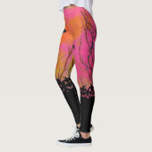 Leggings Halloween les jambes des femmes (Gauche)