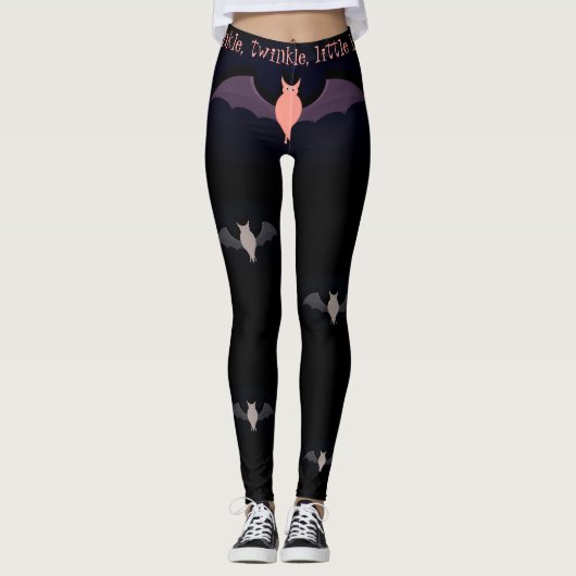 Leggings Halloween Little Bat Twinkle (Devant)