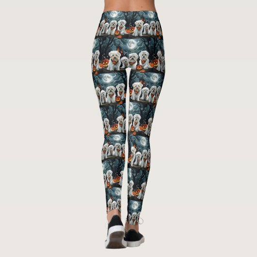 Leggings Halloween maltais Éffrayant (Dos)