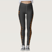 Leggings Halloween Mmwwaahhaaahaa de rire mal (Devant)