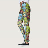 Leggings Halloween Monster Mash (Gauche)