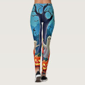 Leggings Halloween Night: Spooky Fun Art (Dos)