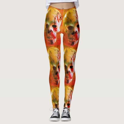 Leggings Halloween par dalDesignNZ  (Devant)