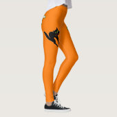 Leggings Halloween Party Déplaisant effraction Cat mou Ghos (Droite)