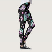 Leggings Halloween pastel gothique apothecaire et cimetière (Droite)