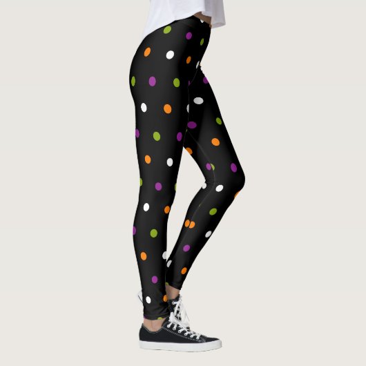 Leggings Halloween pointille des guêtres (Droite)