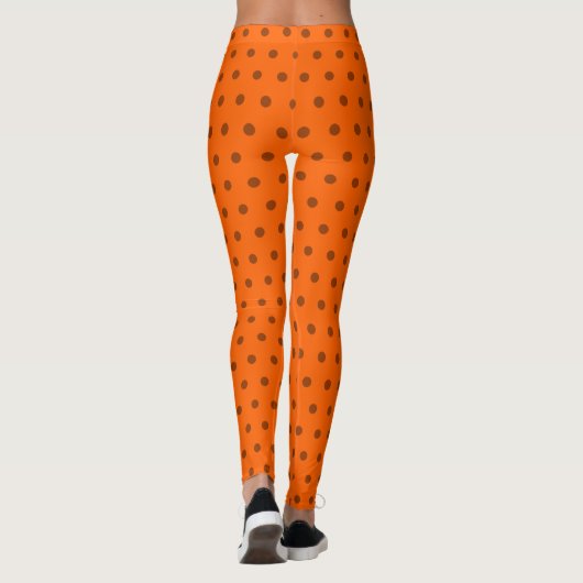 Leggings Halloween - Pot Orange (Dos)