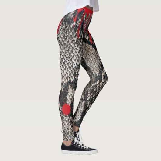 Leggings Halloween Python Peau de serpent - Gory goutte de  (Droite)