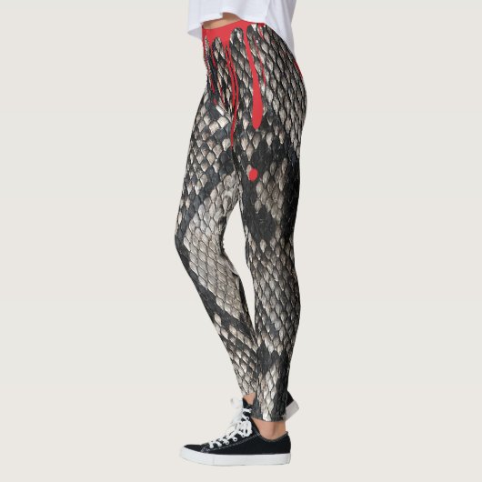 Leggings Halloween Python Peau de serpent - Gory goutte de  (Gauche)