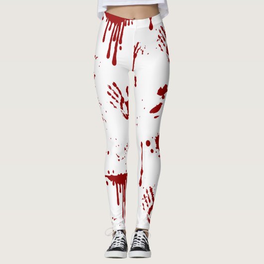 Leggings Halloween sanglante Sanglante (Devant)