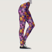 Leggings Halloween Spider Web et Jack-o'-lantern (Droite)