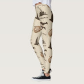 Leggings Halloween vintage (Gauche)