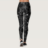 Leggings Halloween Web Spider Blanc (Dos)