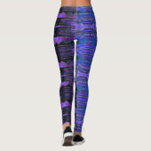 Leggings HAMbyWG - bleu violet noir (Dos)