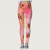 Leggings HAMbyWG Hawaiin Thème avec Hibiscus (Devant)