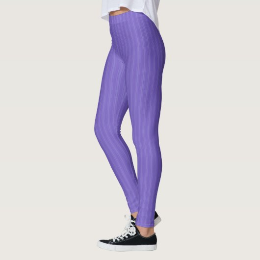 Leggings HAMbyWG - Légendes de compression - Bande violette (Gauche)