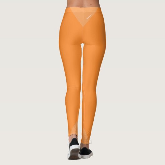 Leggings HAMbyWG - Légendes de compression - Orange (Dos)
