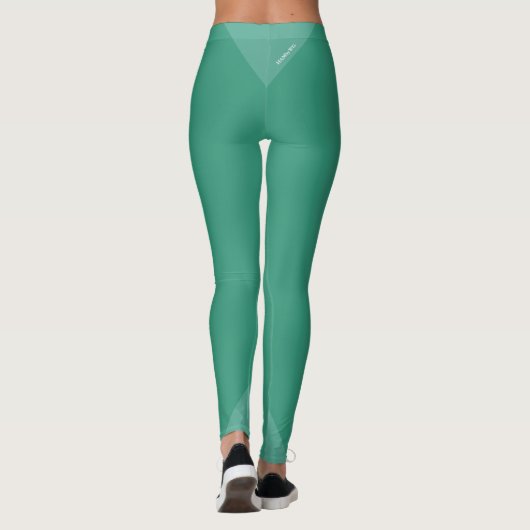 Leggings HAMbyWG - Légendes de compression - Patinage vert (Dos)