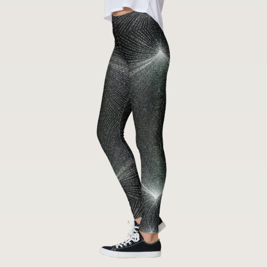 Leggings HAMbyWG - Légendes de la composition - Spray noir (Gauche)