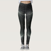 Leggings HAMbyWG - Légendes de la composition - Spray noir (Devant)