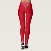 Leggings HAMbyWG - Légumineuses de compression - fraise (Dos)