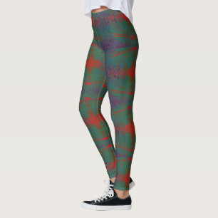 Leggings HAMbyWG - Légumineuses - Peinture en vaporisateur 