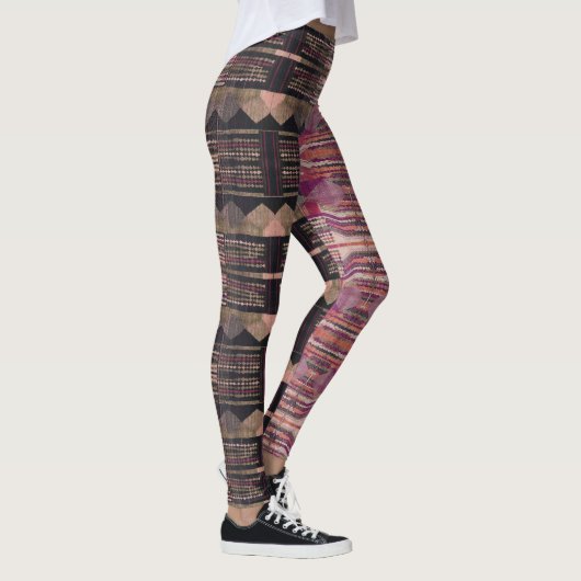 Leggings HAMbyWG - Olive rose noir (Droite)