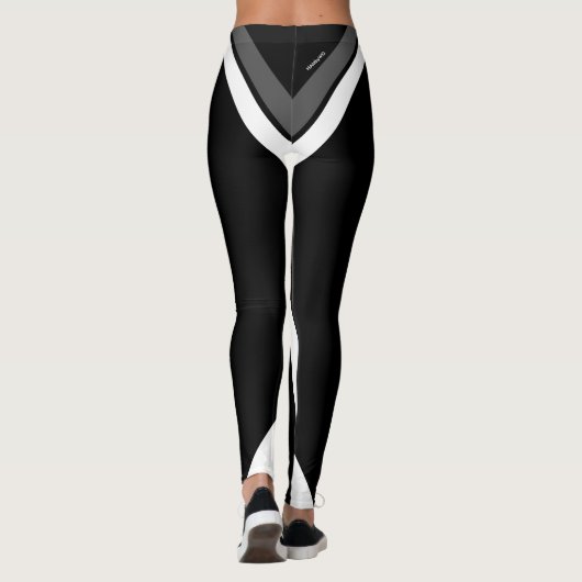 Leggings HAMbyWG - Signatures - Noir/Gris/Option (Dos)