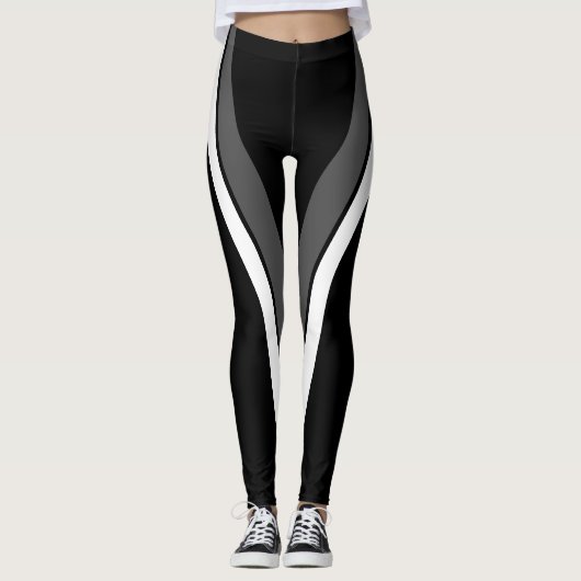 Leggings HAMbyWG - Signatures - Noir/Gris/Option (Devant)