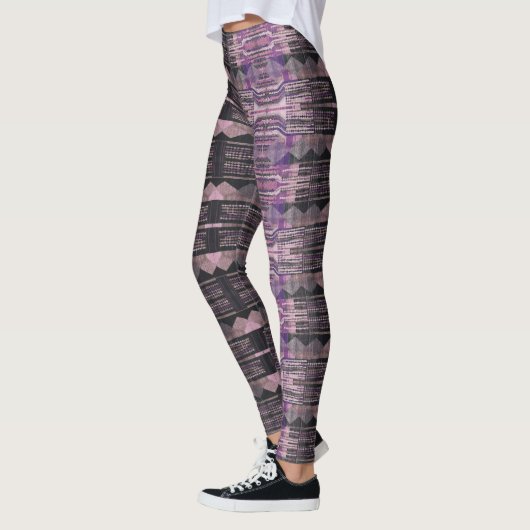 Leggings HAMbyWG - violet noir (Gauche)