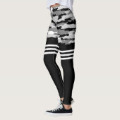 Leggings Hameau noir gris (Gauche)