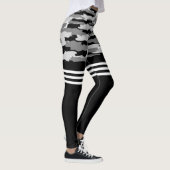 Leggings Hameau noir gris (Droite)
