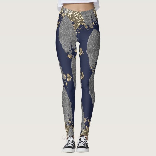 Leggings Hanche et guêtres géniales de concepteur (Devant)