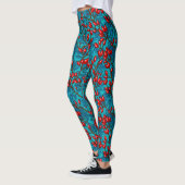 Leggings hanches roses, rouge et bleu (Gauche)